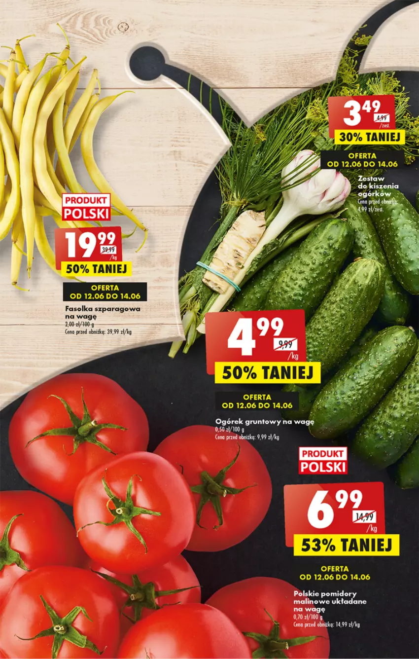 Gazetka promocyjna Biedronka - ważna 12.06 do 17.06.2023 - strona 19 - produkty: Fa, Grunt, Ogórek, Pomidory