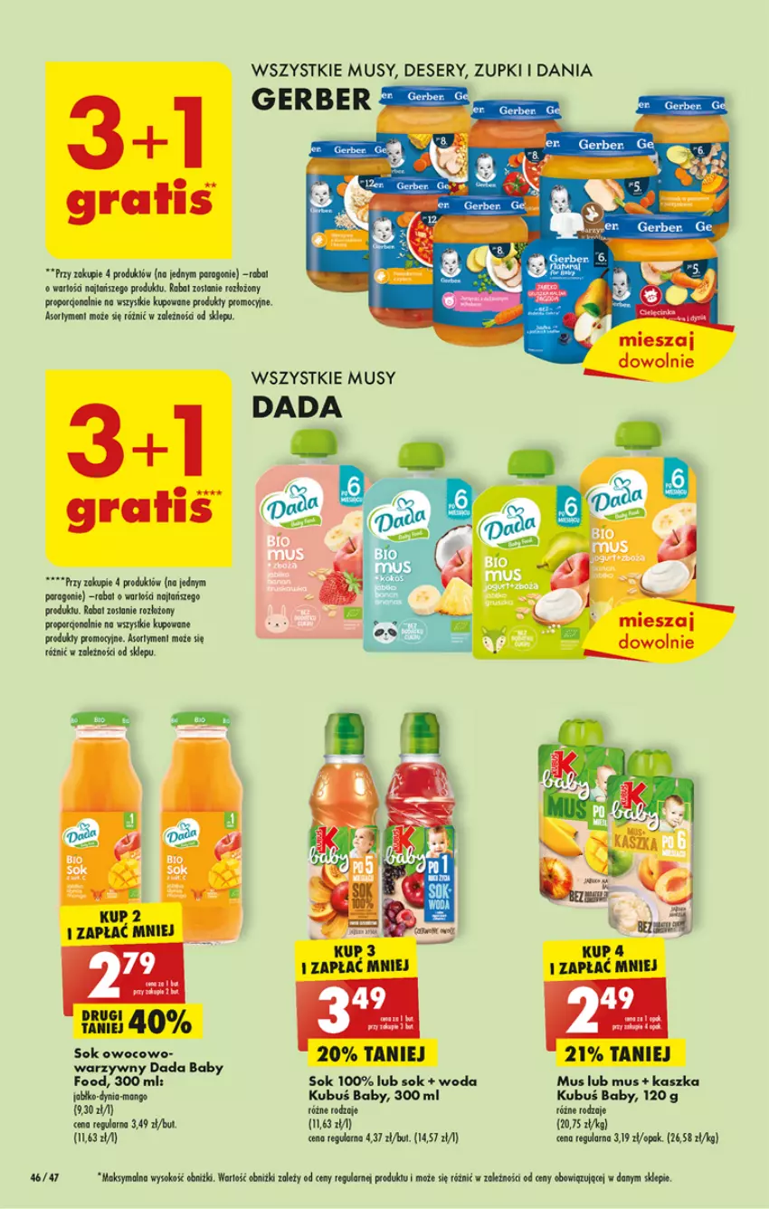 Gazetka promocyjna Biedronka - ważna 12.06 do 17.06.2023 - strona 46 - produkty: Dada, Deser, Mango, Mus, Por, Robot, Ser, Sok, Woda