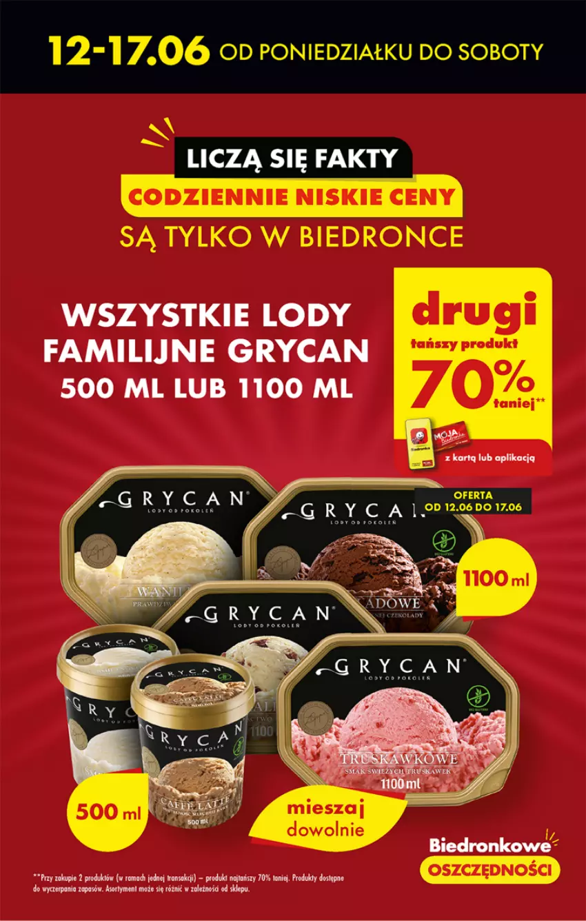 Gazetka promocyjna Biedronka - ważna 12.06 do 17.06.2023 - strona 9 - produkty: Fa, Gry, Lody