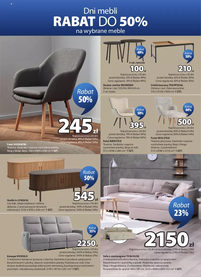 Gazetka promocyjna Jysk - Oferta tygodnia - ważna 21.10 do 08.11.2026 - strona 5 - produkty: Drzwi, Fa, Fotel, Kanapa, Klej, Meble, Podnóżek, Poduszka, Siedzisko, Sofa, Stolik, Stolik kawowy, Szezlong, Top