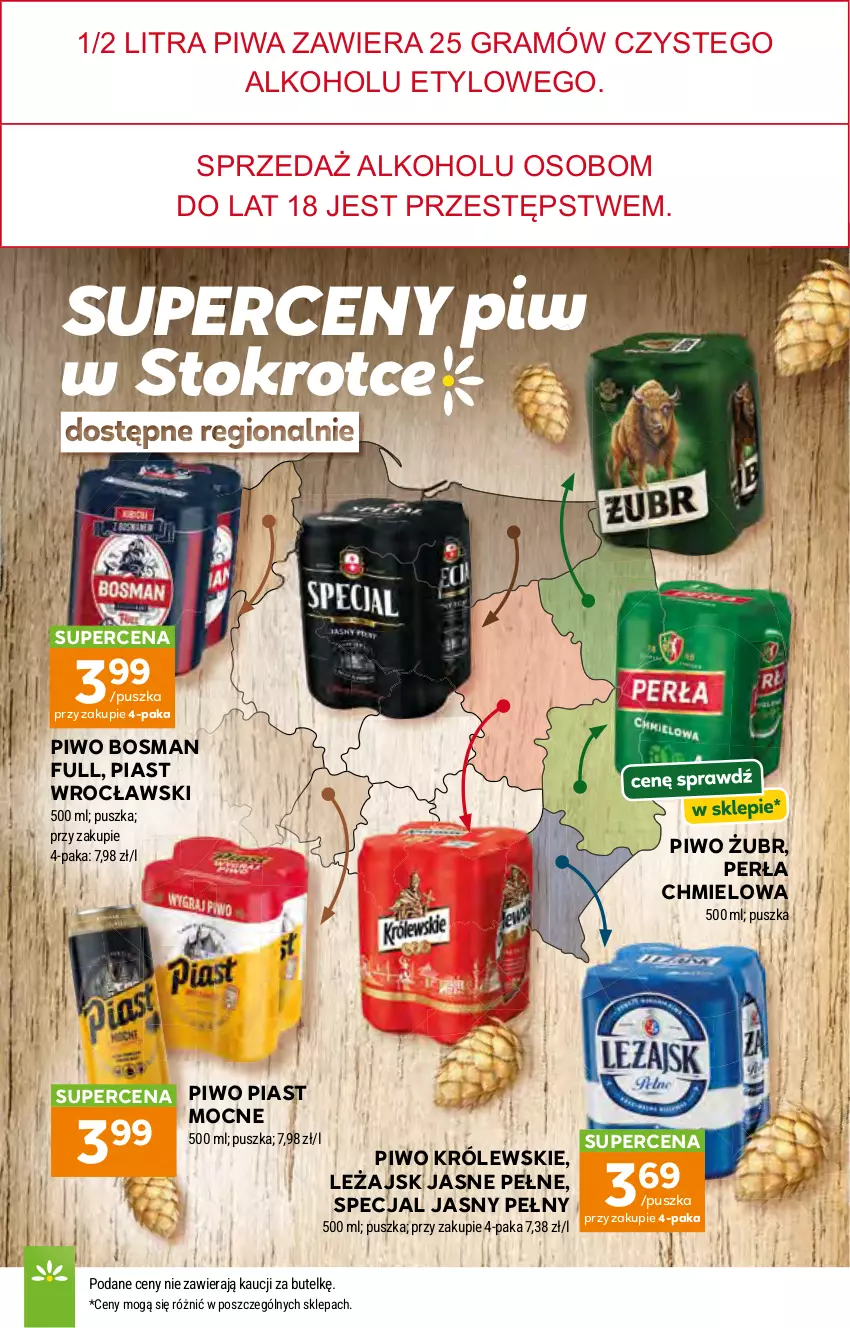 Gazetka promocyjna Stokrotka - Supermarket - ważna 29.04 do 06.05.2026 - strona 14 - produkty: Gra, Królewski, Perła, Piast, Piwa, Piwo