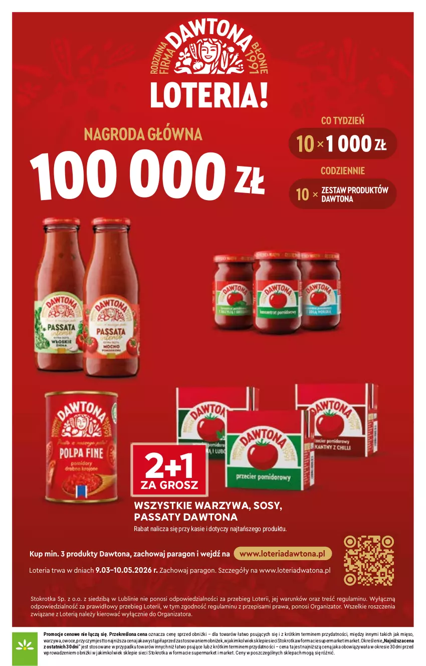 Gazetka promocyjna Stokrotka - Supermarket - ważna 29.04 do 06.05.2026 - strona 25 - produkty: Dawtona, Mięso, Owoce, Sos, Warzywa