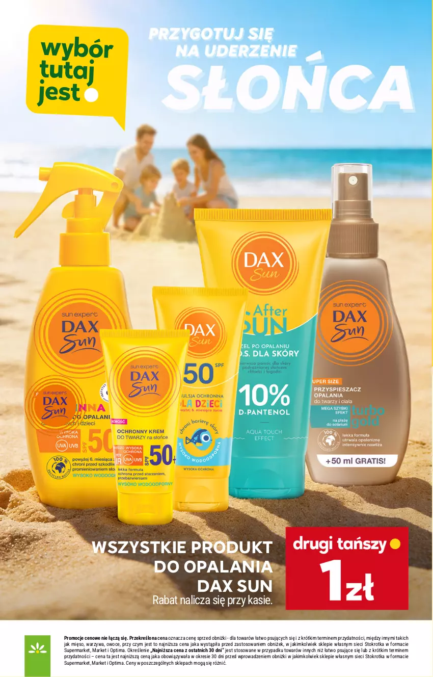 Gazetka promocyjna Stokrotka - Supermarket - ważna 29.04 do 06.05.2026 - strona 31 - produkty: DAX, Mięso, Optima, Owoce, Warzywa