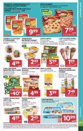 Gazetka promocyjna Stokrotka - Supermarket - Gazetka - ważna od 06.05 do 06.05.2026 - strona 27 - produkty: Kurczak, Makaron, Hummus, Ciasto francuskie, Warzywa, Top, Por, Mus, Zupa, Pastella, Hamburger, Big Milk, Chipsy, Wafle, Lody, Optima, Pizza, Burger, Algida, Owoce, Olma, Mięso, Lisner, Hortex, LG