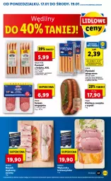 Gazetka promocyjna Lidl - GAZETKA - Gazetka - ważna od 19.01 do 19.01.2022 - strona 17 - produkty: Krakus, Por, Pur, Salami, Parówki, PIKOK, Boczek, Kiełbasa