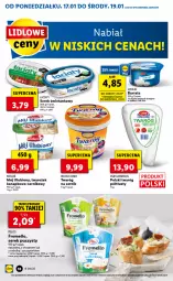 Gazetka promocyjna Lidl - GAZETKA - Gazetka - ważna od 19.01 do 19.01.2022 - strona 18 - produkty: Chrzan, Serek puszysty, Ser, Gra, Twaróg, Burrata, Serek, Pilos, Fa