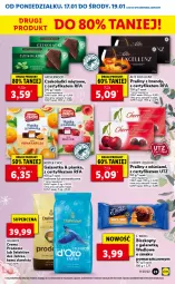 Gazetka promocyjna Lidl - GAZETKA - Gazetka - ważna od 19.01 do 19.01.2022 - strona 23 - produkty: Kawa ziarnista, Praliny, Dallmayr, Kawa, Galaretka, E. Wedel, Gala, Brandy, Biszkopty, Fa