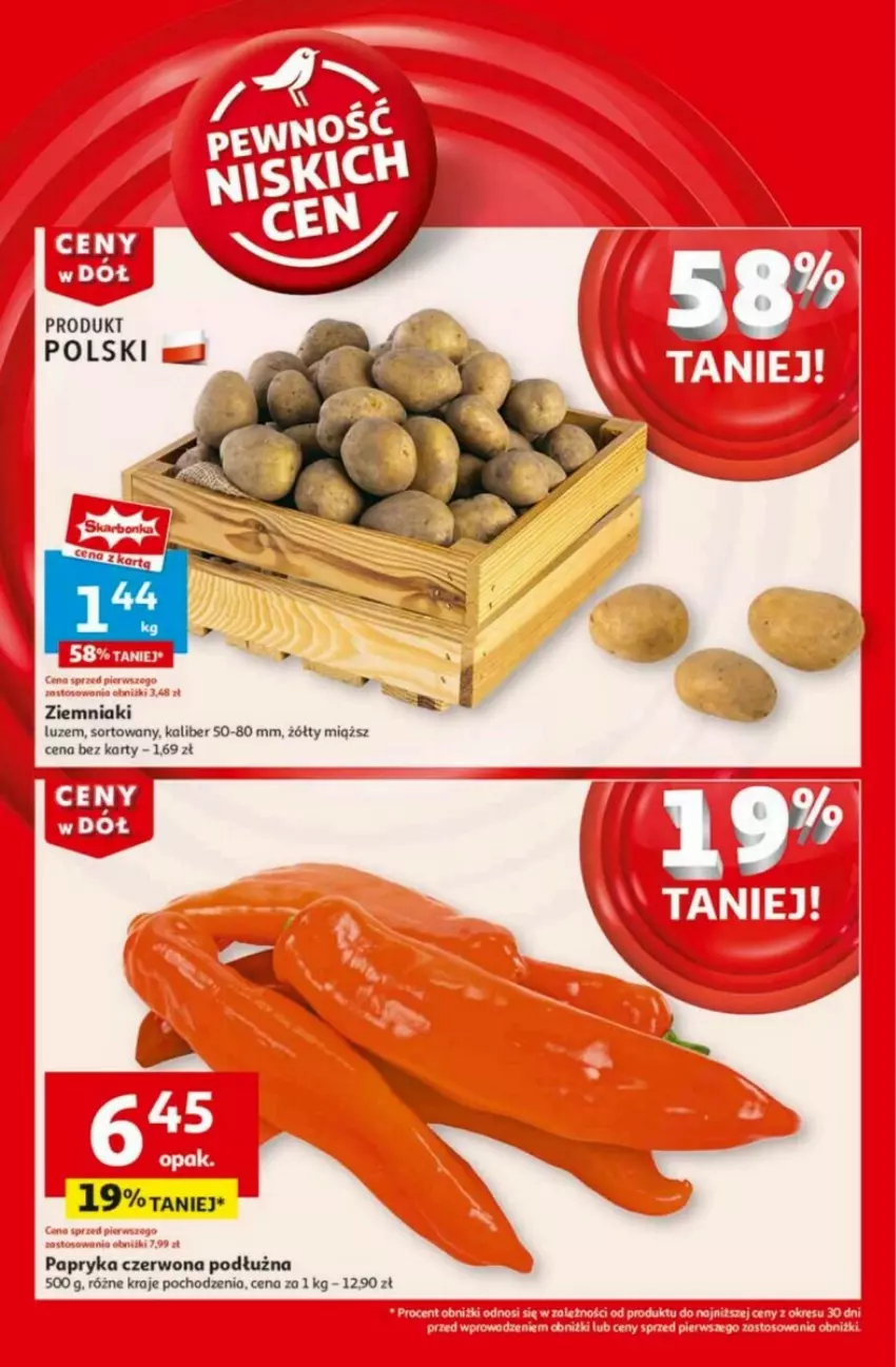 Gazetka promocyjna Auchan - ważna 23.01 do 29.01.2025 - strona 2 - produkty: Papryka, Papryka czerwona, Ziemniaki