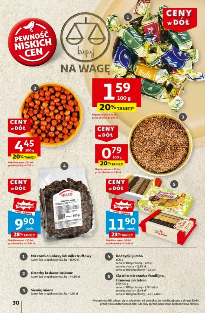 Gazetka promocyjna Auchan - ważna 23.01 do 29.01.2025 - strona 26 - produkty: Ciastka, Fa, Gala, Rodzynki