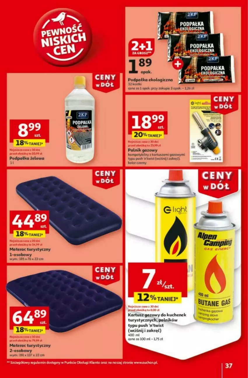 Gazetka promocyjna Auchan - ważna 23.01 do 29.01.2025 - strona 33 - produkty: Koc, Materac, Tera, Tusz