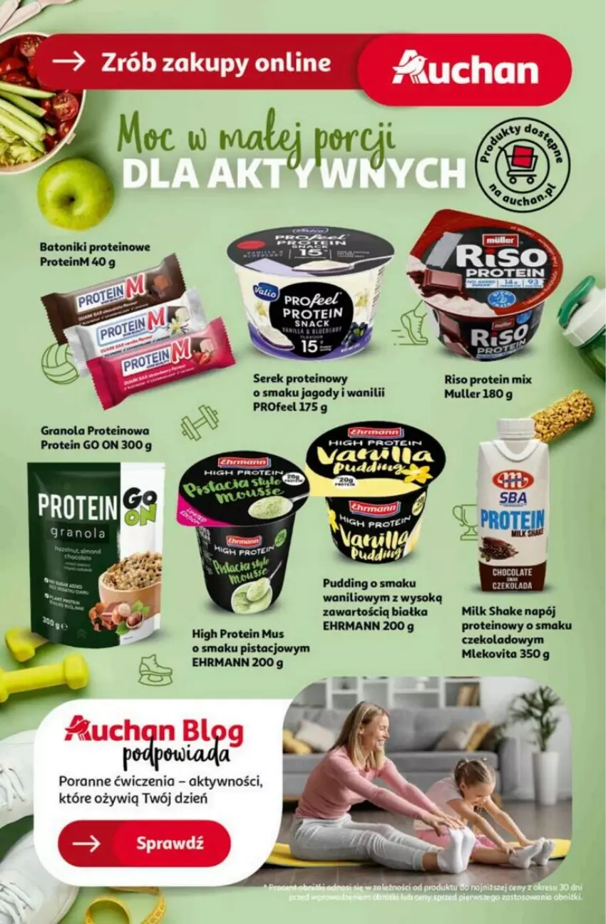 Gazetka promocyjna Auchan - ważna 23.01 do 29.01.2025 - strona 39 - produkty: Gra, Granola, Mleko, Mlekovita, Napój, Por, Pudding, Sok