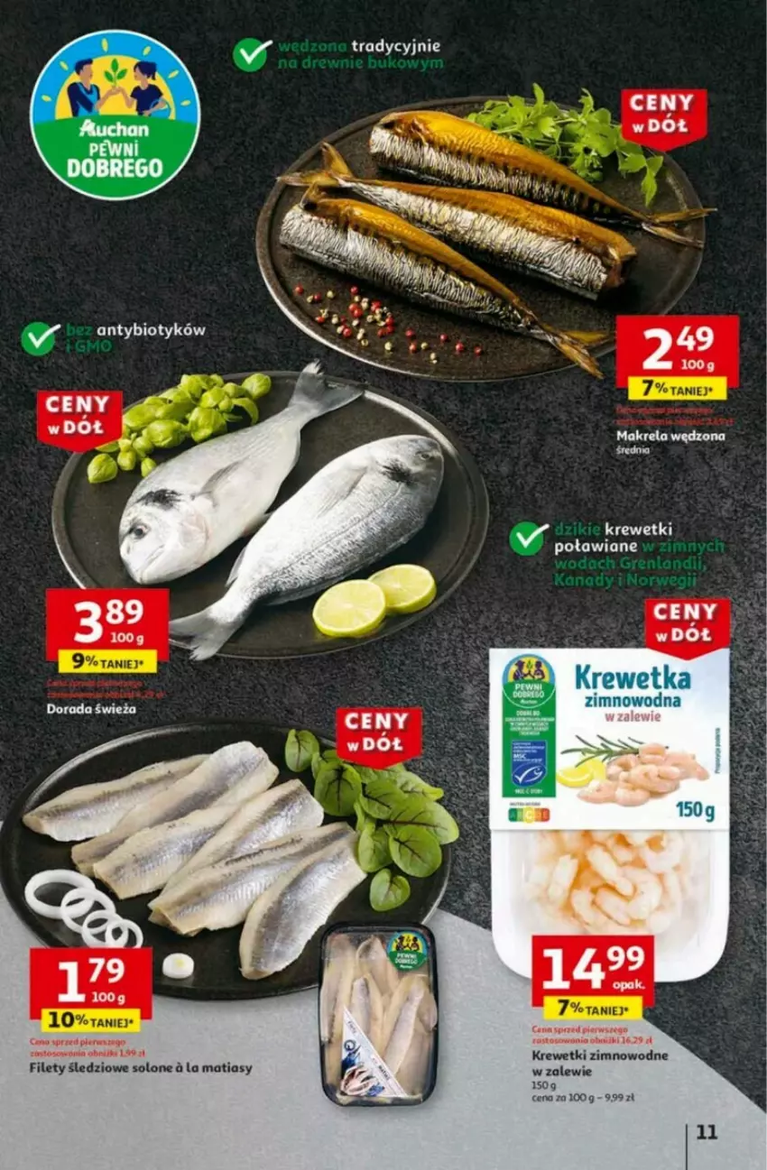 Gazetka promocyjna Auchan - ważna 23.01 do 29.01.2025 - strona 5 - produkty: Fa, Krewetki, Tera