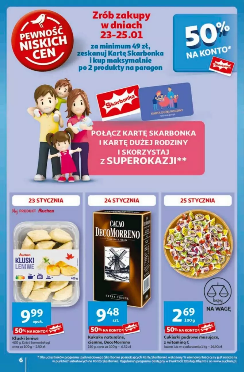 Gazetka promocyjna Auchan - ważna 23.01 do 29.01.2025 - strona 56 - produkty: Cukier, Cukierki, Mus