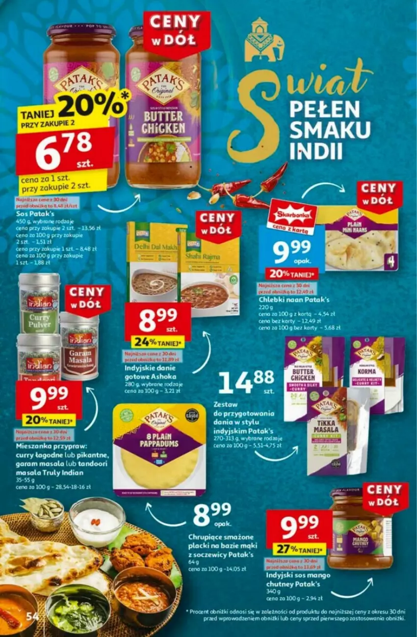 Gazetka promocyjna Auchan - ważna 23.01 do 29.01.2025 - strona 59 - produkty: Patak's, Sos