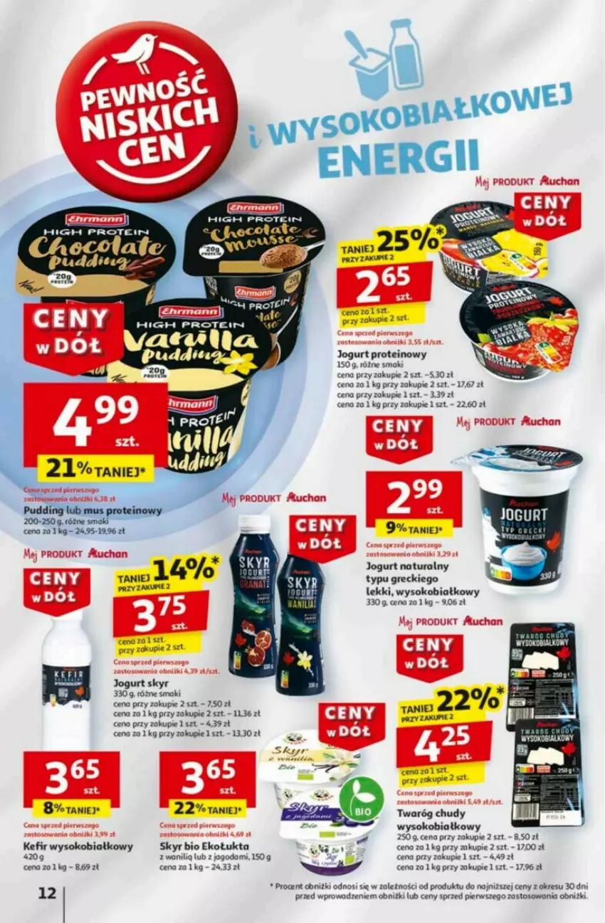 Gazetka promocyjna Auchan - ważna 23.01 do 29.01.2025 - strona 6 - produkty: Fa, Jogurt, Jogurt naturalny, Kefir, Sok