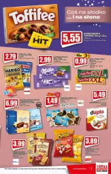 Gazetka promocyjna Topaz - Gazetka - Gazetka - ważna od 01.09 do 01.09.2021 - strona 13 - produkty: Cheetos, Top, Prince Polo, Cukier, Chipsy, Chrupki, Mleczko, Toffifee, Ferrero, Baton, Cukierki, Haribo, Milka, Kokos