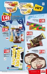 Gazetka promocyjna Topaz - Gazetka - Gazetka - ważna od 01.09 do 01.09.2021 - strona 9 - produkty: Ser, Danone, Kaktus, Lody, Serek, Napój mleczny, Danio, Napój, Mleko