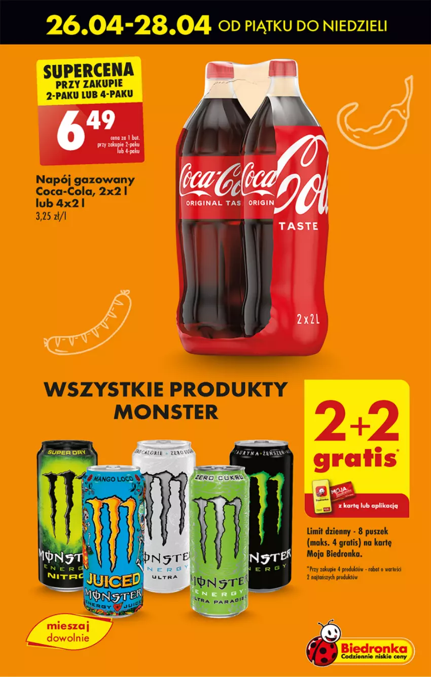 Gazetka promocyjna Biedronka - Od Piątku - ważna 26.04 do 28.04.2024 - strona 11 - produkty: Coca-Cola, Gra, Napój, Napój gazowany