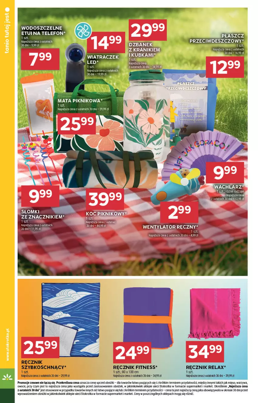 Gazetka promocyjna Stokrotka - Market - ważna 26.06 do 02.07.2025 - strona 14 - produkty: Mięso, Owoce, Ręcznik, Telefon, Warzywa