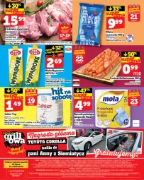 Gazetka promocyjna Topaz - Gazetka - Gazetka - ważna od 23.07 do 23.07.2025 - strona 28 - produkty: Top, Mleko w proszku, Cukier, Parówki, Karkówka wieprzowa, Mlekovita, Ręcznik, Rolki, Mola, Waga, Olej, Mleko