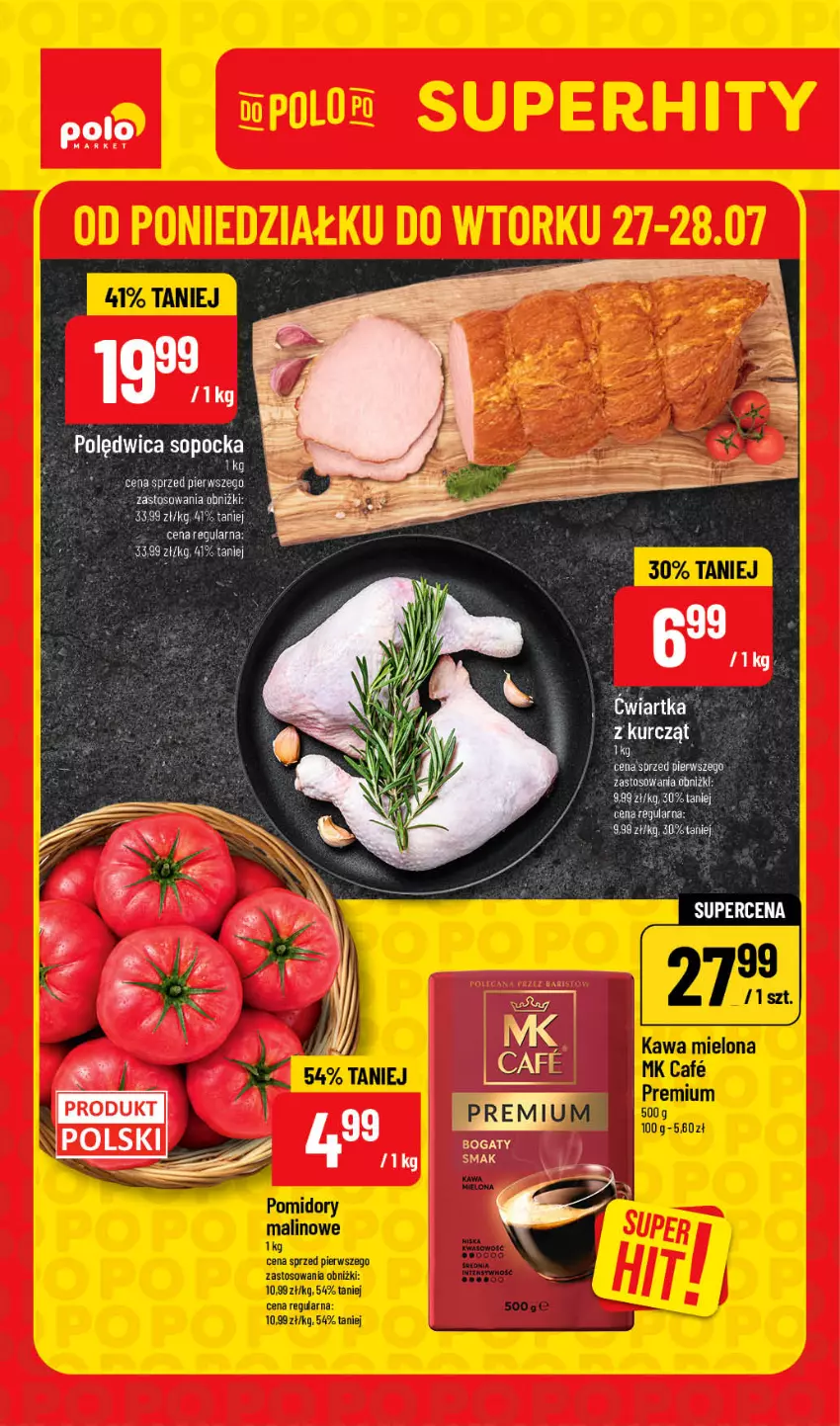 Gazetka promocyjna PoloMarket - Ulotka pon-wt - ważna 27.07 do 28.07.2026 - strona 1 - produkty: Polędwica