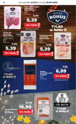 Gazetka promocyjna Netto - Artykuły spożywcze - Gazetka - ważna od 29.03 do 29.03.2023 - strona 6 - produkty: Kurczak, Salami, Prosciutto, Stół, Szynka, Boczek, Kiełbasa