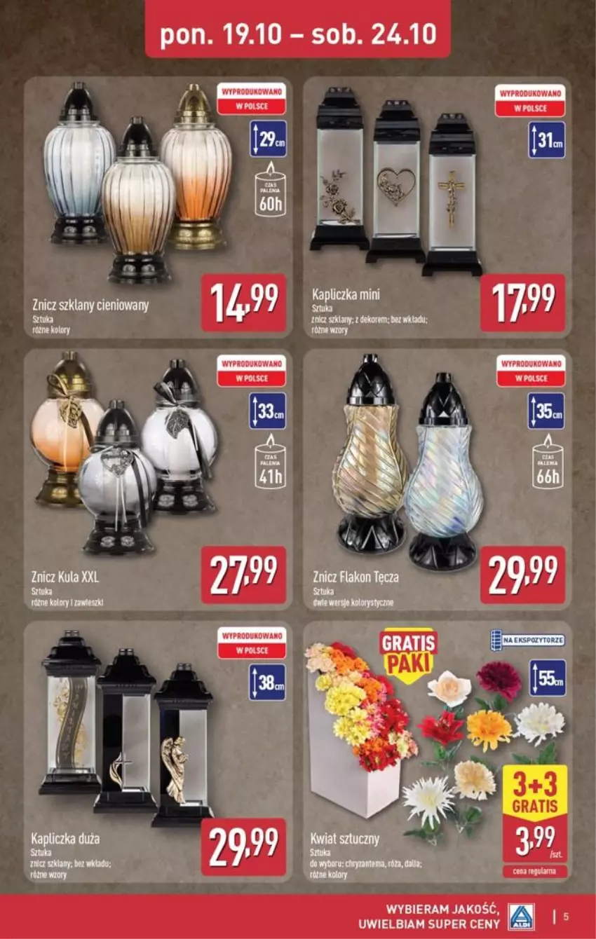 Gazetka promocyjna Aldi - Przygotuj się na kolejny tydzień! - ważna 21.10 do 24.10.2026 - strona 5 - produkty: Gra, Zawieszki, Znicz