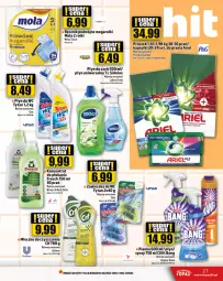 Gazetka promocyjna Topaz - Gazetka - Gazetka - ważna od 20.03 do 20.03.2024 - strona 21 - produkty: Frosch, Top, Cif, Zawieszka do wc, Cillit Bang, Mleczko, Ręcznik, Rolki, Mola, Tytan, Płyn do wc, Sidolux, Ariel, Płyn do szyb, Fa