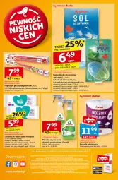 Gazetka promocyjna Auchan - Pewność Niskich Cen Supermarket - Gazetka - ważna od 11.09 do 11.09.2024 - strona 14 - produkty: Piec, Frosch, Sól, Pampers, Papier, Odświeżacz do zmywarki, Ręcznik, Chusteczki, Zmywarki, Papier do pieczenia, Folia aluminiowa