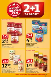 Gazetka promocyjna Auchan - Pewność Niskich Cen Supermarket - Gazetka - ważna od 11.09 do 11.09.2024 - strona 5 - produkty: Koncentrat pomidorowy, Por, Gra, Ice tea, Owsianka, Podravka, Napój niegazowany, Napój, Granola, Pomidory
