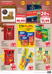 Gazetka promocyjna Kaufland - Gazetka tygodnia - Gazetka - ważna od 06.08 do 06.08.2025 - strona 40 - produkty: Nescafé, Kawa rozpuszczalna, Lajkonik, Gra, Brit, Saga, Kawa, Herbata czarna, Tera, Przysnacki, Dolce Gusto, Waga, Herbata, Krakersy