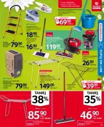 Gazetka promocyjna Selgros - Oferta przemysłowa - Gazetka - ważna od 14.04 do 14.04.2021 - strona 17 - produkty: Top, Mop, Drabina, Rama, Buty, Organizer, Pojemnik, Wiadro, Suszarka, LG