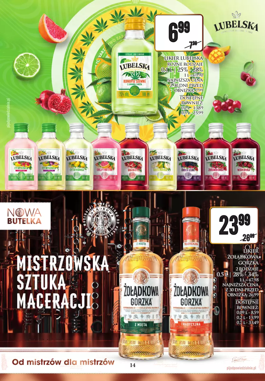 Gazetka promocyjna Dino - Katalog alkoholowy 20-25.11 - ważna 20.11 do 25.11.2023 - strona 14 - produkty: Likier