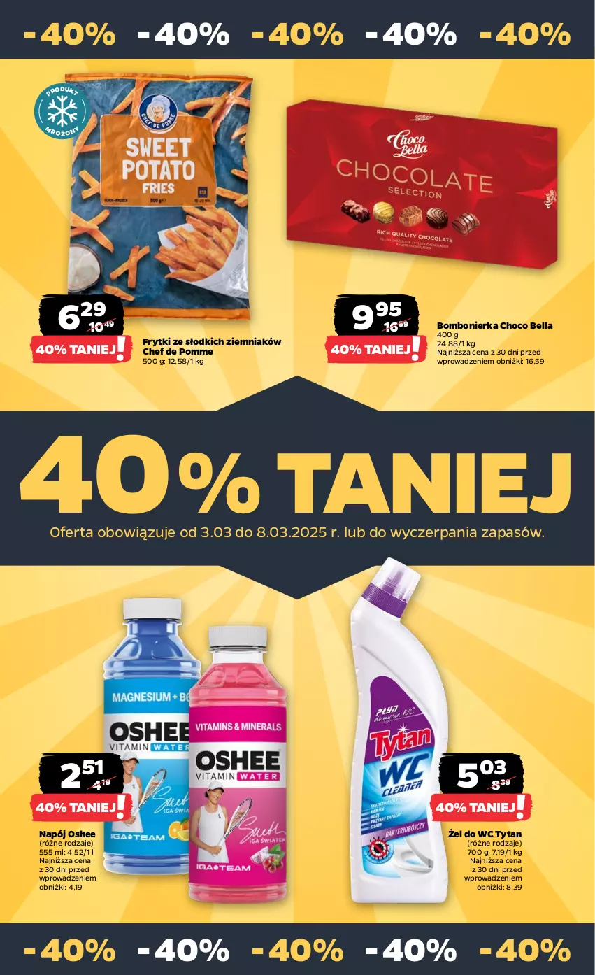 Gazetka promocyjna Netto - Od Poniedziałku - ważna 03.03 do 08.03.2025 - strona 28 - produkty: Bell, Bella, Frytki, Napój, Oshee, Tytan