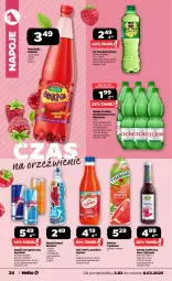 Gazetka promocyjna Netto - Od Poniedziałku - Gazetka - ważna od 08.03 do 08.03.2025 - strona 24 - produkty: Sok, Mus, Napój energetyczny, Red Bull, Ice tea, Zdrowie, Napoje, Oranżada, Hellena, Tymbark, Syrop, Szyna, Kubuś Waterrr, Kubuś, Arbuz, Woda, Napój, Nektar, Hortex