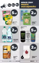 Gazetka promocyjna Netto - Od Poniedziałku - Gazetka - ważna od 08.03 do 08.03.2025 - strona 3 - produkty: Makaron, Nałęczowianka, Napój energetyczny, Bell, Płatki owsiane, Znicz, Woda mineralna, Woda, Napój, Knorr, Fa
