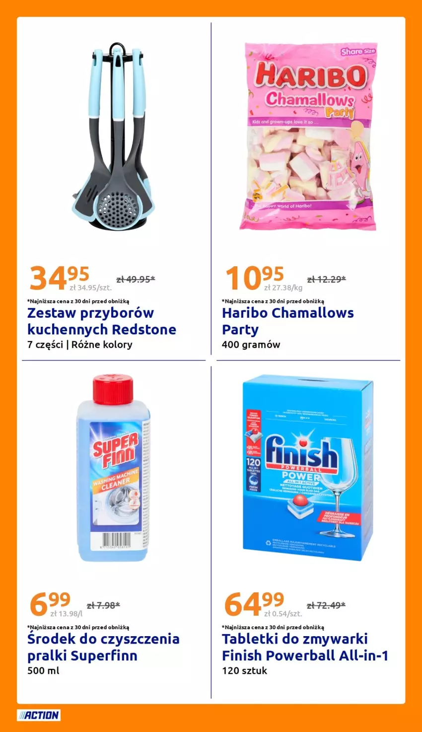 Gazetka promocyjna Action - Gazetka tydzień 34 2026 - ważna 19.08 do 25.08.2026 - strona 25 - produkty: Finish, Gra, Hama, Haribo, Pralki, Tablet, Tabletki do zmywarki, Zmywarki