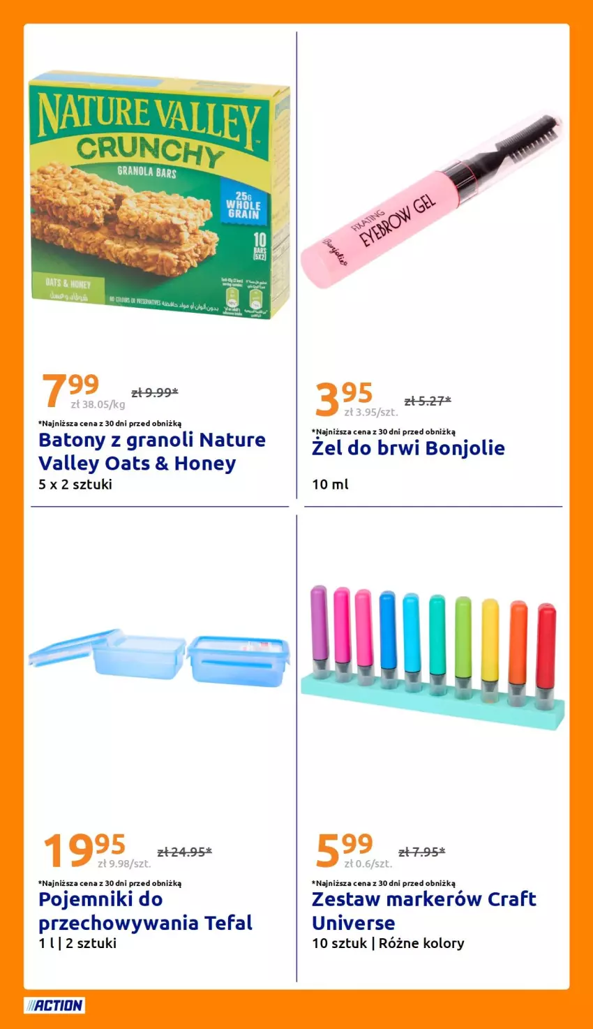Gazetka promocyjna Action - Gazetka tydzień 34 2026 - ważna 19.08 do 25.08.2026 - strona 27 - produkty: Baton, Fa, Gra, Marker, Pojemnik, Tefal