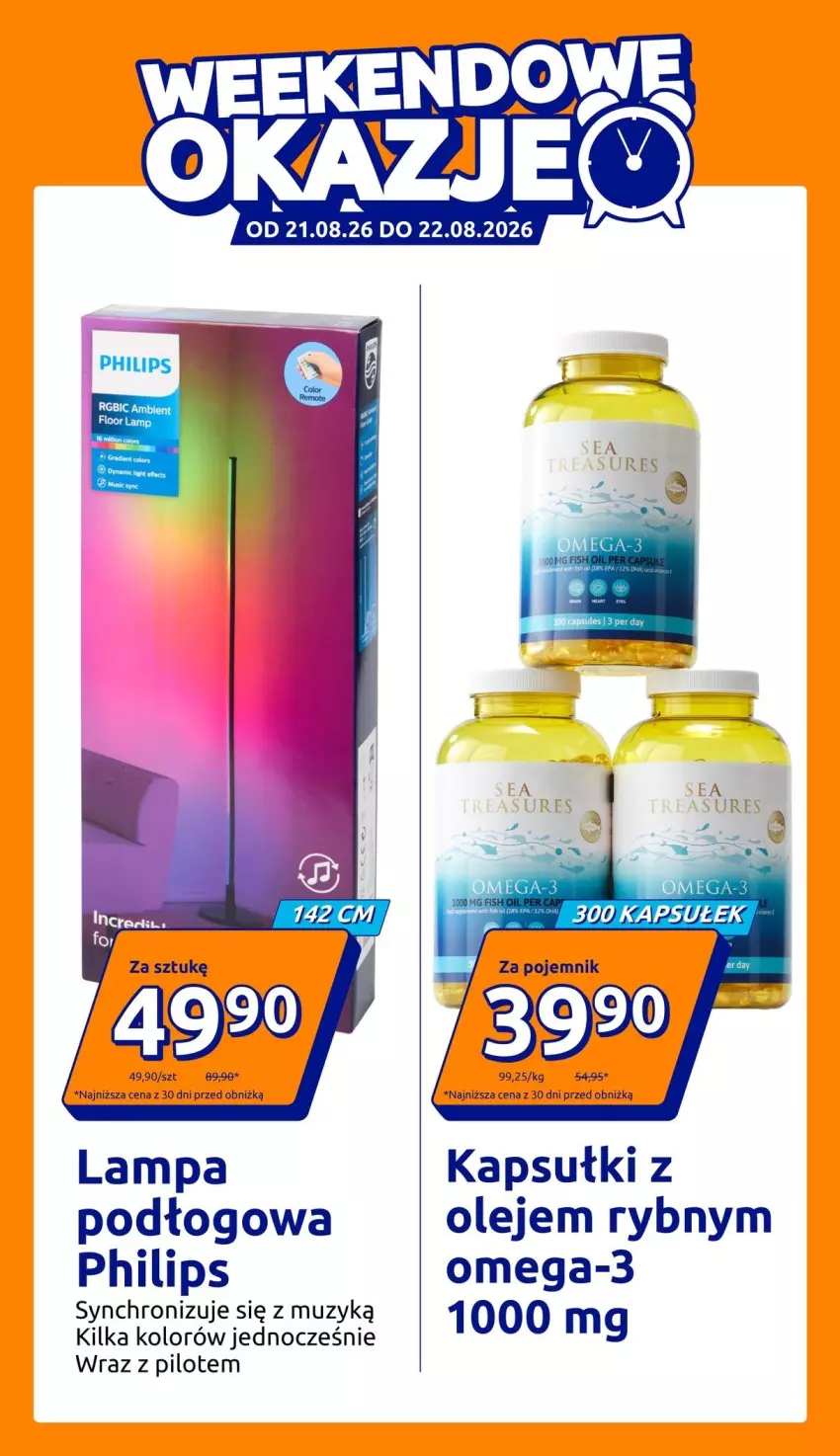 Gazetka promocyjna Action - Gazetka tydzień 34 2026 - ważna 19.08 do 25.08.2026 - strona 6 - produkty: BIC, Olej, Omega-3, Philips, Pojemnik