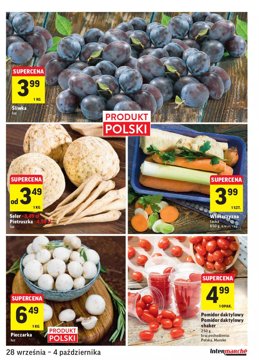 Gazetka promocyjna Intermarche - Gazetka promocyjna - ważna 28.09 do 04.10.2021 - strona 13 - produkty: Piec, Pieczarka, Pietruszka