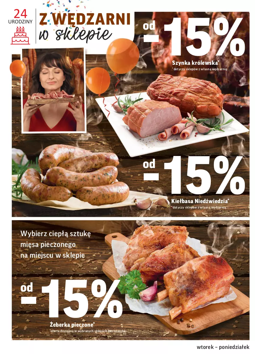 Gazetka promocyjna Intermarche - Gazetka promocyjna - ważna 28.09 do 04.10.2021 - strona 20 - produkty: Kiełbasa, Piec, Szynka, Szynka Królewska