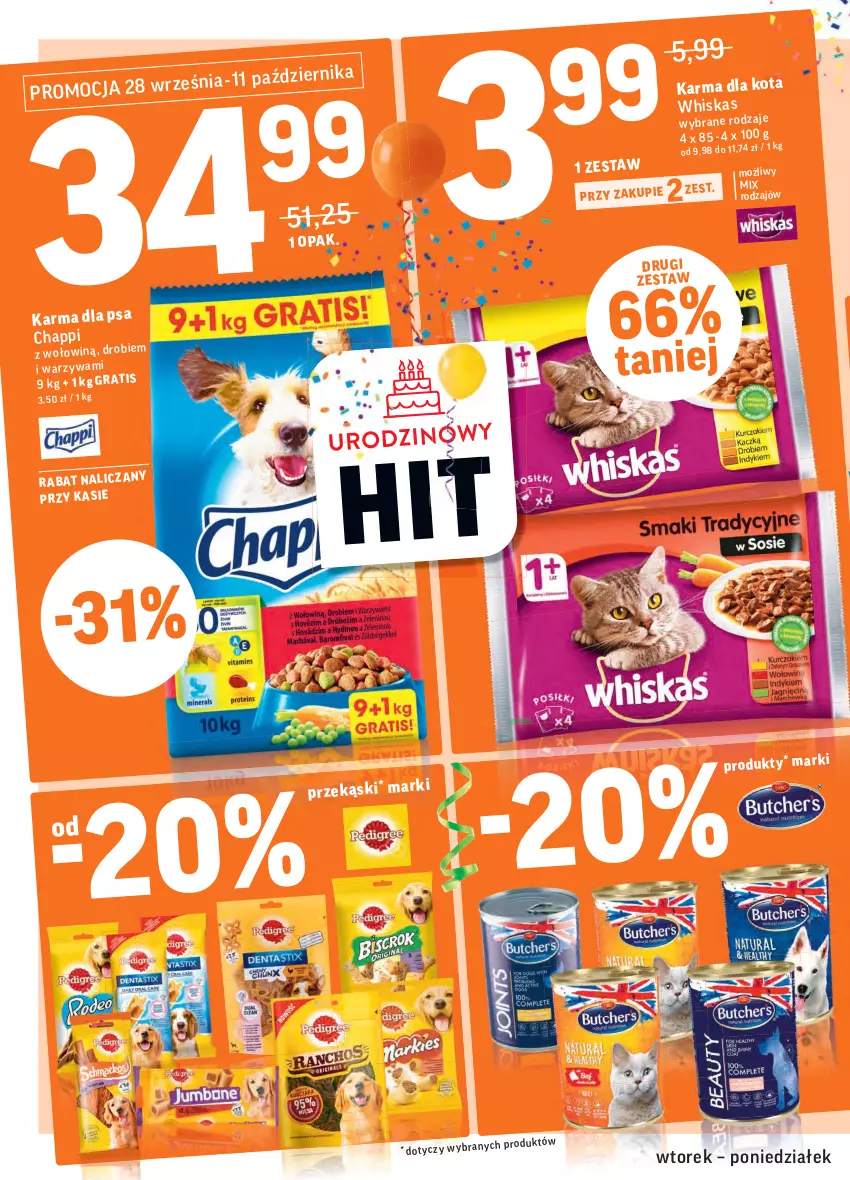 Gazetka promocyjna Intermarche - Gazetka promocyjna - ważna 28.09 do 04.10.2021 - strona 38 - produkty: Chappi, Whiskas