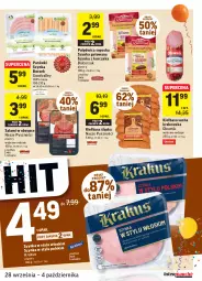 Gazetka promocyjna Intermarche - Gazetka promocyjna - Gazetka - ważna od 04.10 do 04.10.2021 - strona 17 - produkty: Kurczak, Polędwica, Salami, Parówki, Szynka, Boczek, Kiełbasa, Olewnik, Kiełbasa śląska