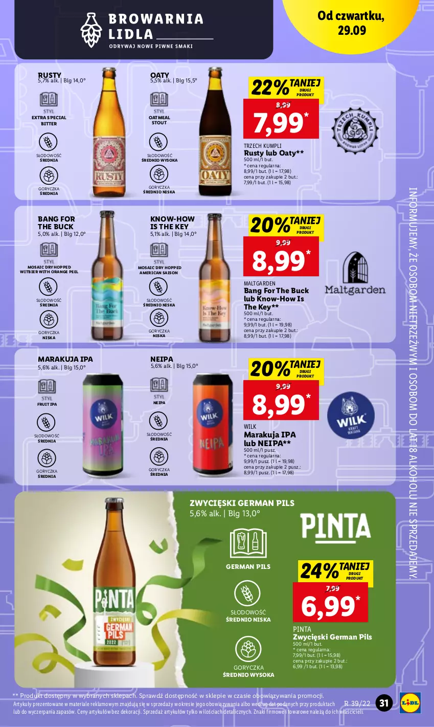 Gazetka promocyjna Lidl - GAZETKA - ważna 29.09 do 01.10.2022 - strona 31 - produkty: LG, Rust, Sok