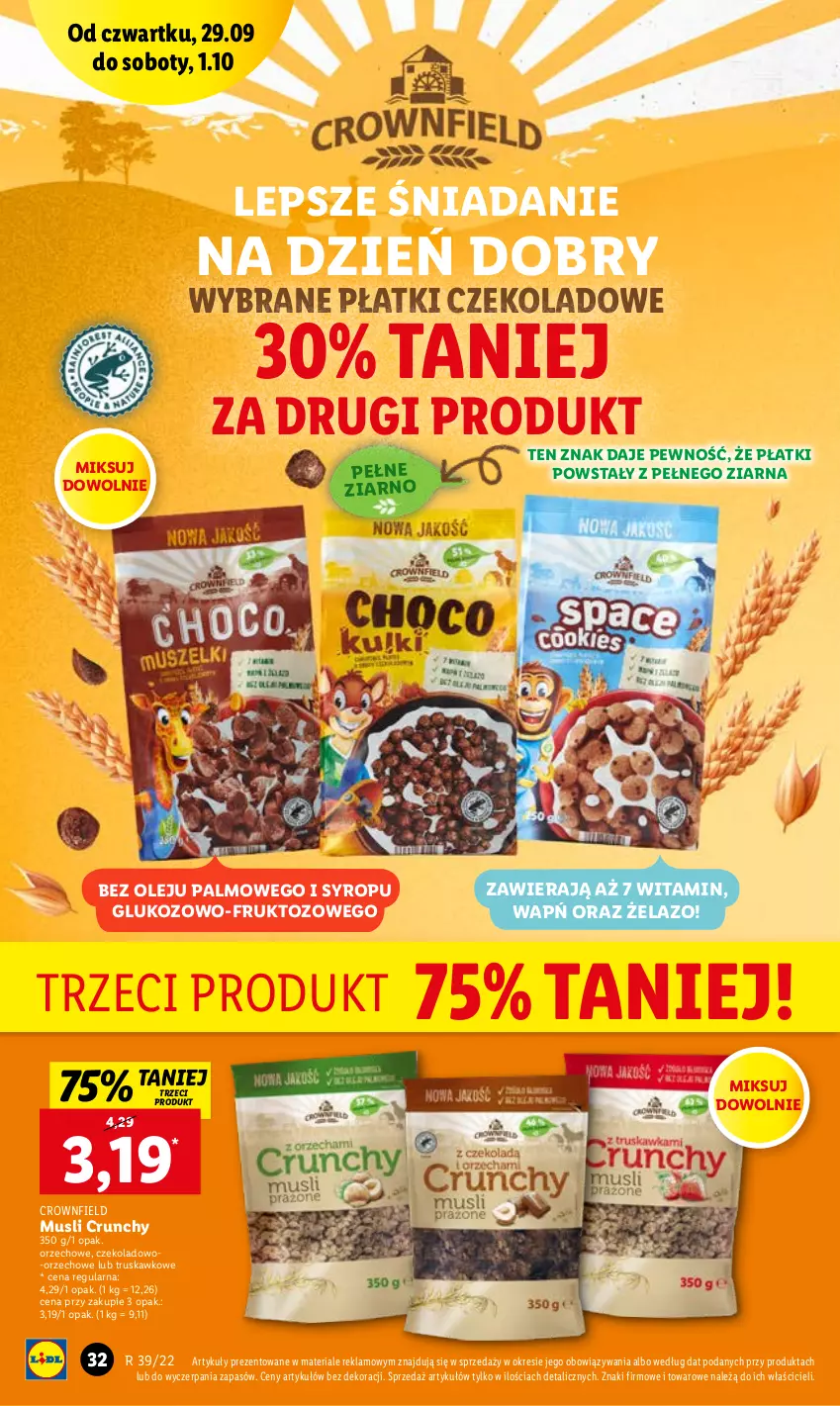 Gazetka promocyjna Lidl - GAZETKA - ważna 29.09 do 01.10.2022 - strona 32 - produkty: Mus, Olej, Syrop