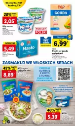 Gazetka promocyjna Lidl - GAZETKA - Gazetka - ważna od 01.10 do 01.10.2022 - strona 20 - produkty: Mozzarella, Ser, Gra, Kuchnia, Burrata, Lovi, Pesto, Pilos, Gouda, Masło