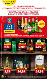 Gazetka promocyjna Lidl - GAZETKA - Gazetka - ważna od 01.10 do 01.10.2022 - strona 30 - produkty: Piwa, Książęce, Ser, NBA, Gra, Pilsner Urquell, Desperados, Perła, Carlsberg