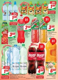 Gazetka promocyjna Dino - Gazetka - Gazetka - ważna od 28.02 do 28.02.2023 - strona 2 - produkty: Hoop, Sok, Mus, Napój gazowany, Tymbark, Szyna, Woda mineralna, Napój niegazowany, Wosana, Woda, Napój