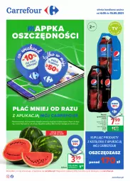 Gazetka promocyjna Carrefour - Gazetka Carrefour - Gazetka - ważna od 15.05 do 15.05.2021 - strona 1 - produkty: Pepsi, Napój gazowany, Arbuz, Napój