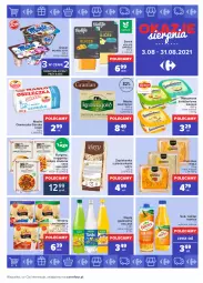 Gazetka promocyjna Carrefour - Gazetka Okazje sierpnia - Gazetka - ważna od 31.08 do 31.08.2021 - strona 3 - produkty: Piec, Hummus, Mięso mielone, Sok, Ser, Mus, Zott, Serek, Virtu, Hellena, Margaryna, Zapiekanka, Pieczarka, Burger, Napój gazowany, Danio, Deser, Masło, Napój, Mięso, Nektar, Monte, Hortex